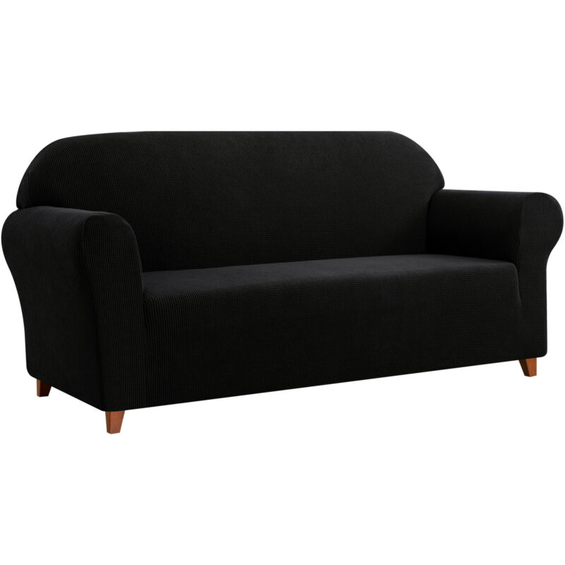 LuxeFit Stretch Loveseat Hoes Zwart